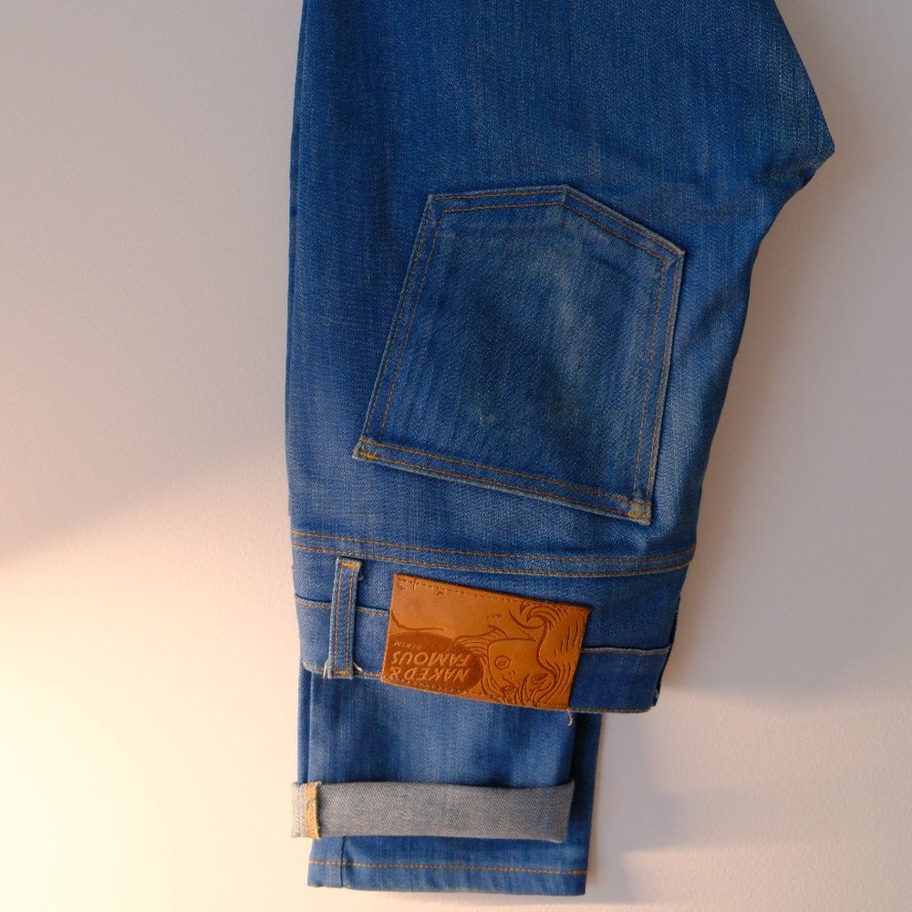 Naked and Famous Rich Blue Stretch